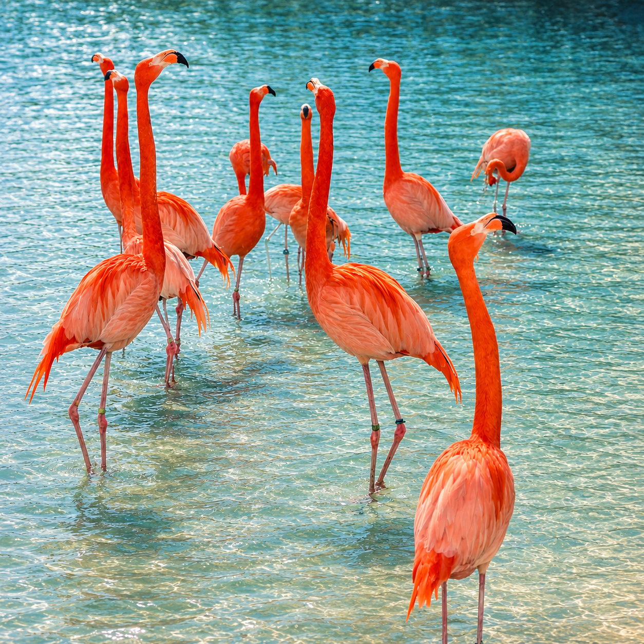 Descubrir — flamencos