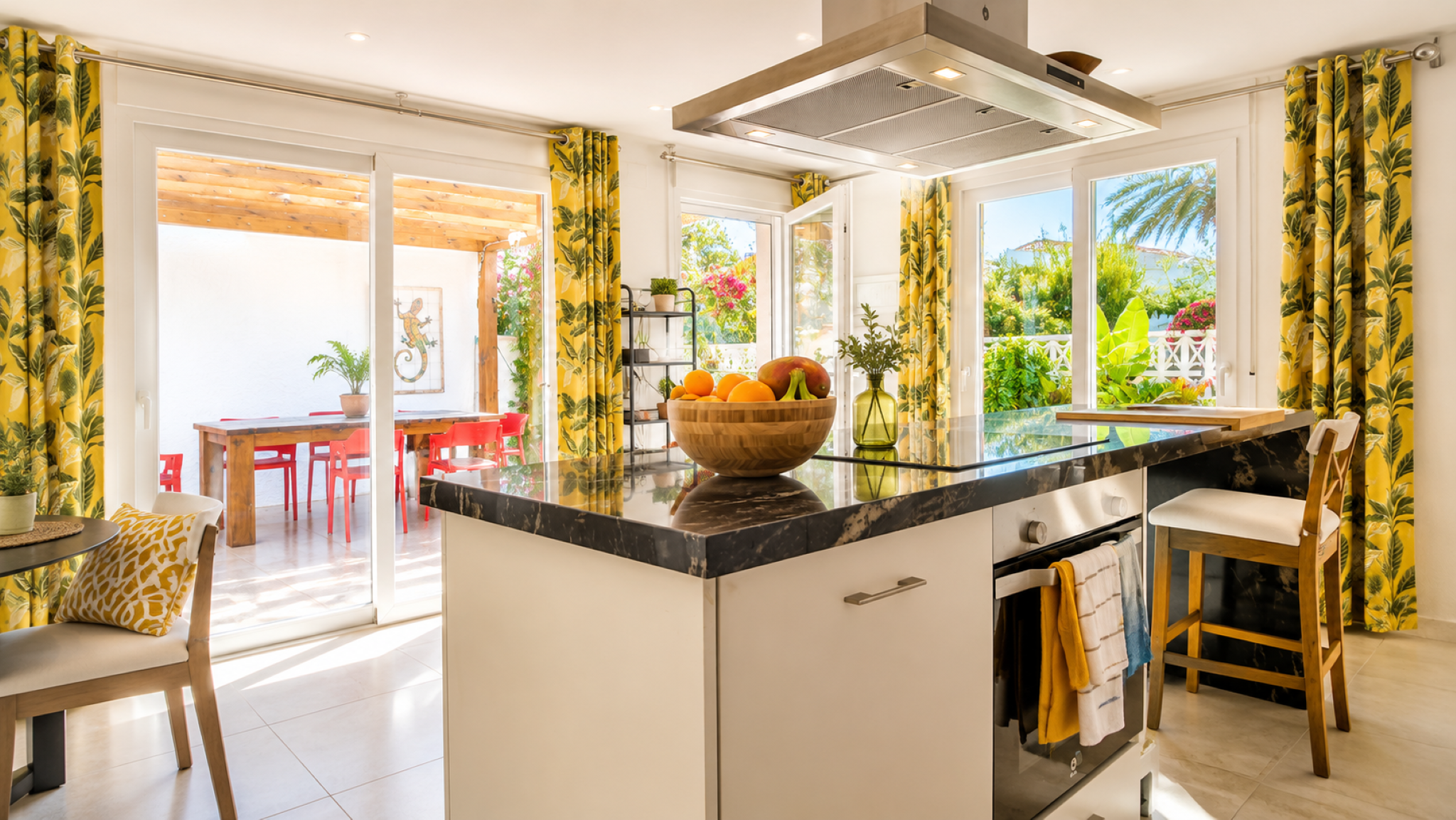 Cocina interior detallada